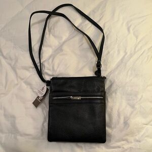 Giani Bernini Pebble Leather Crossbody Purse